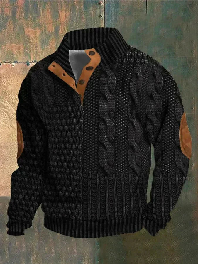 Suéter Matteo Vintage Chic de Punto Grueso y Suave