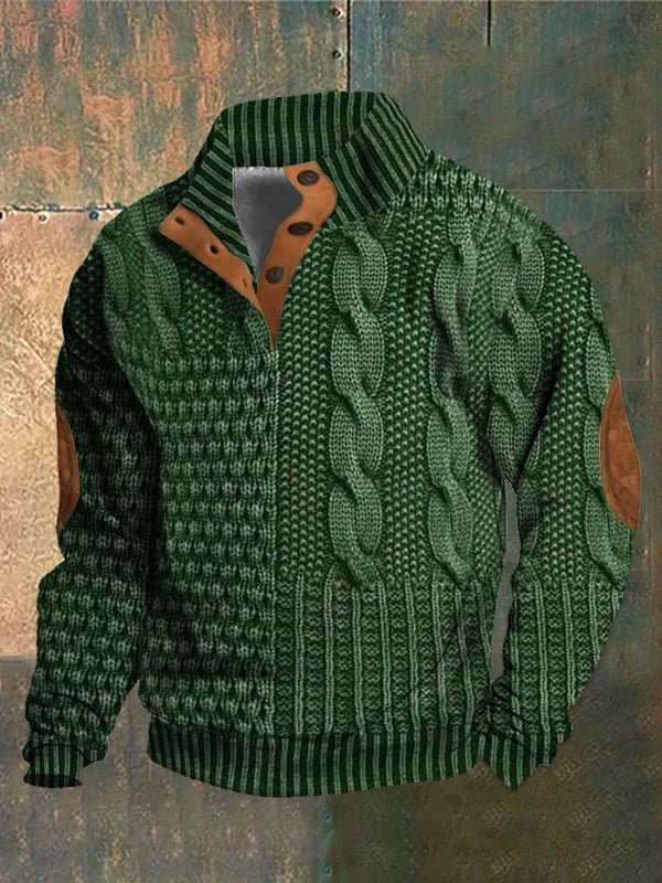 Suéter Matteo Vintage Chic de Punto Grueso y Suave