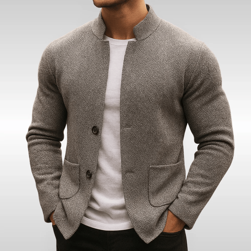 Adelia Voss | MEN'S TEXTURED KNITTED WAISTCOAT