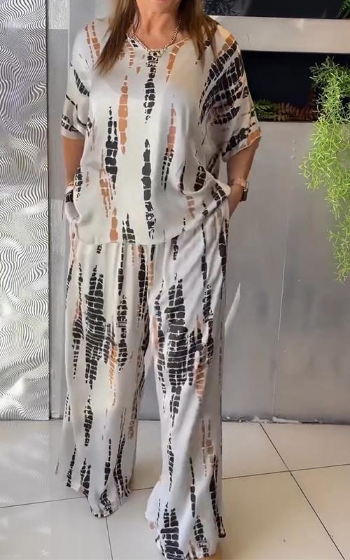 Marie – Co-ord Set Printed Two-Piece