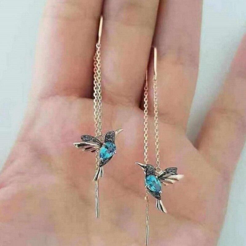 Hummingbird Earrings | Natural Elegance