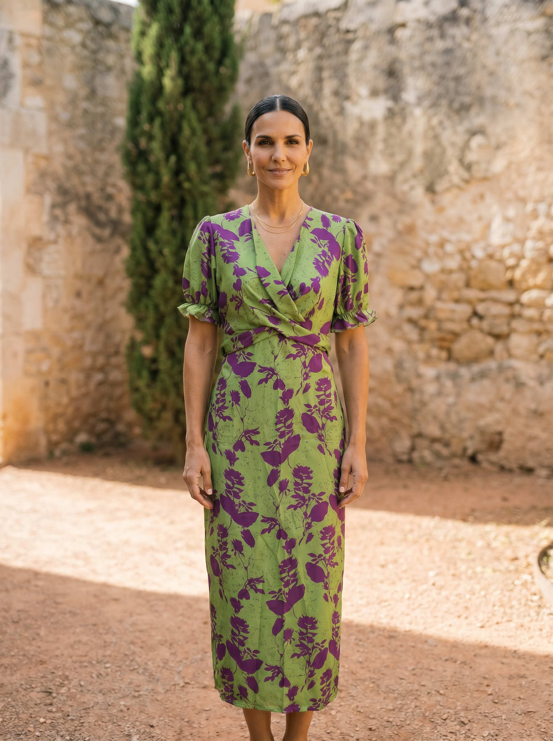 Andrea | Spring Print Dress
