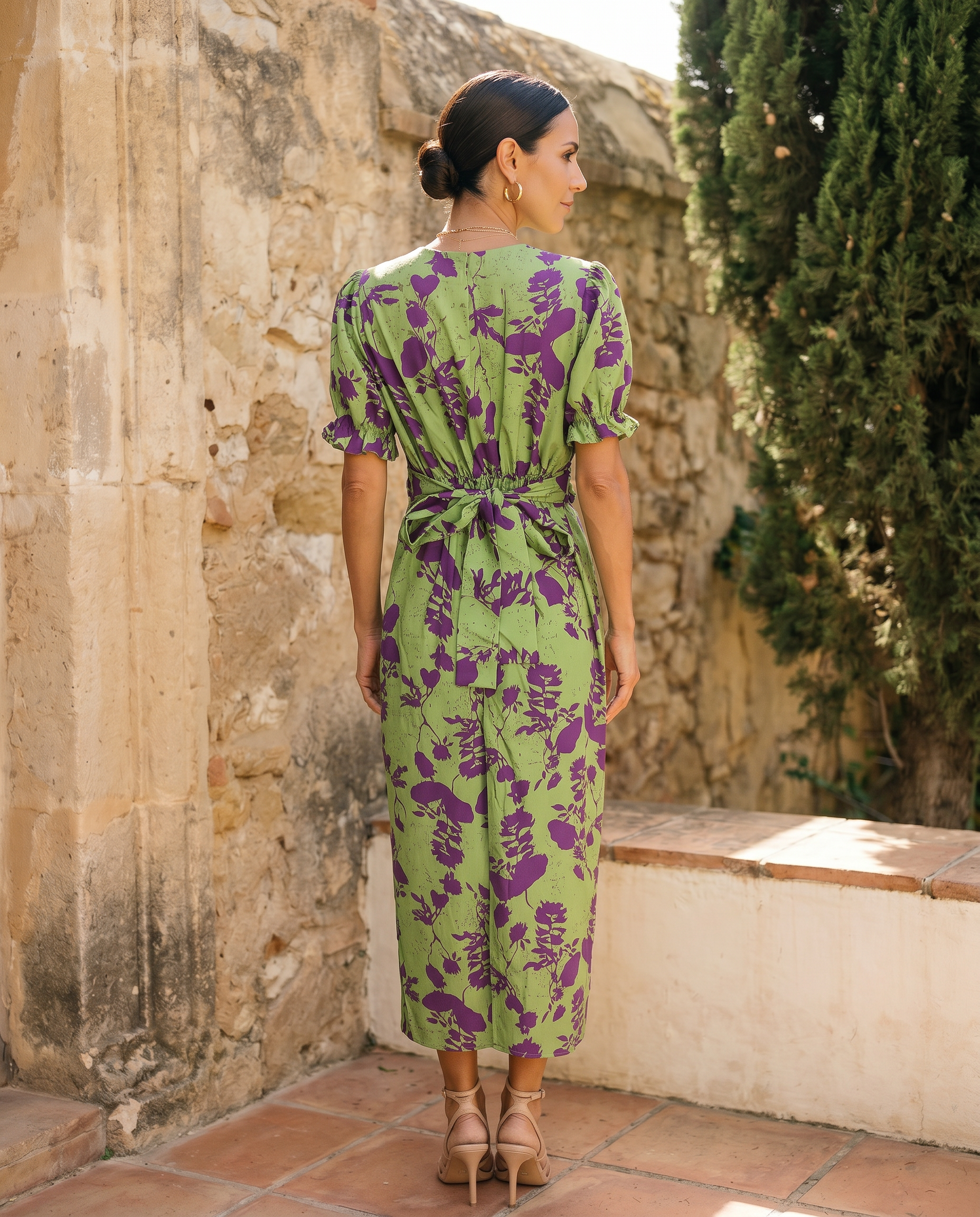Andrea | Spring Print Dress
