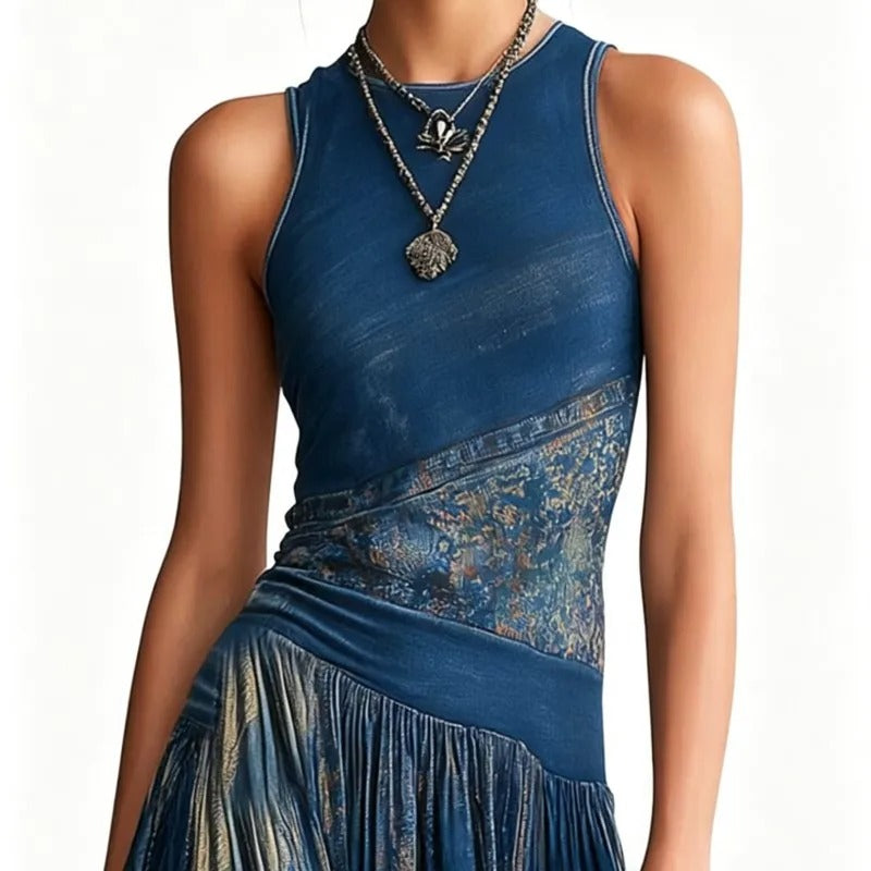 Azurea Flowing Maxi Dress