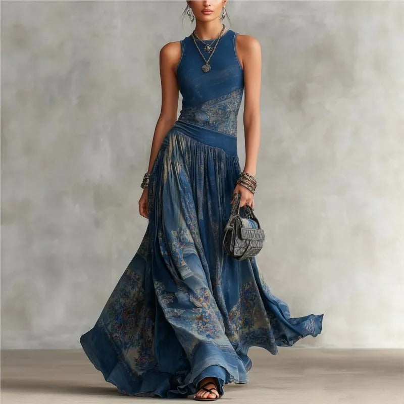 Azurea Flowing Maxi Dress
