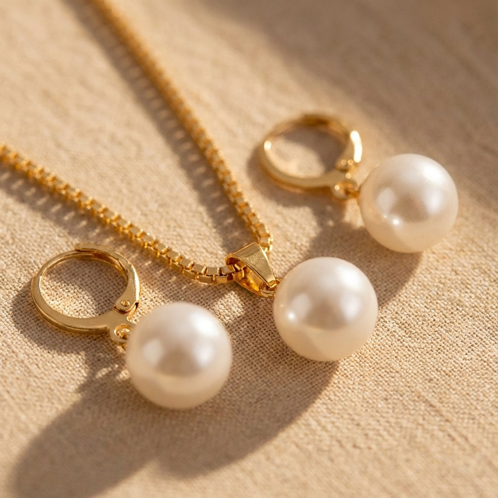 Timeless Pearl Jewelry Set