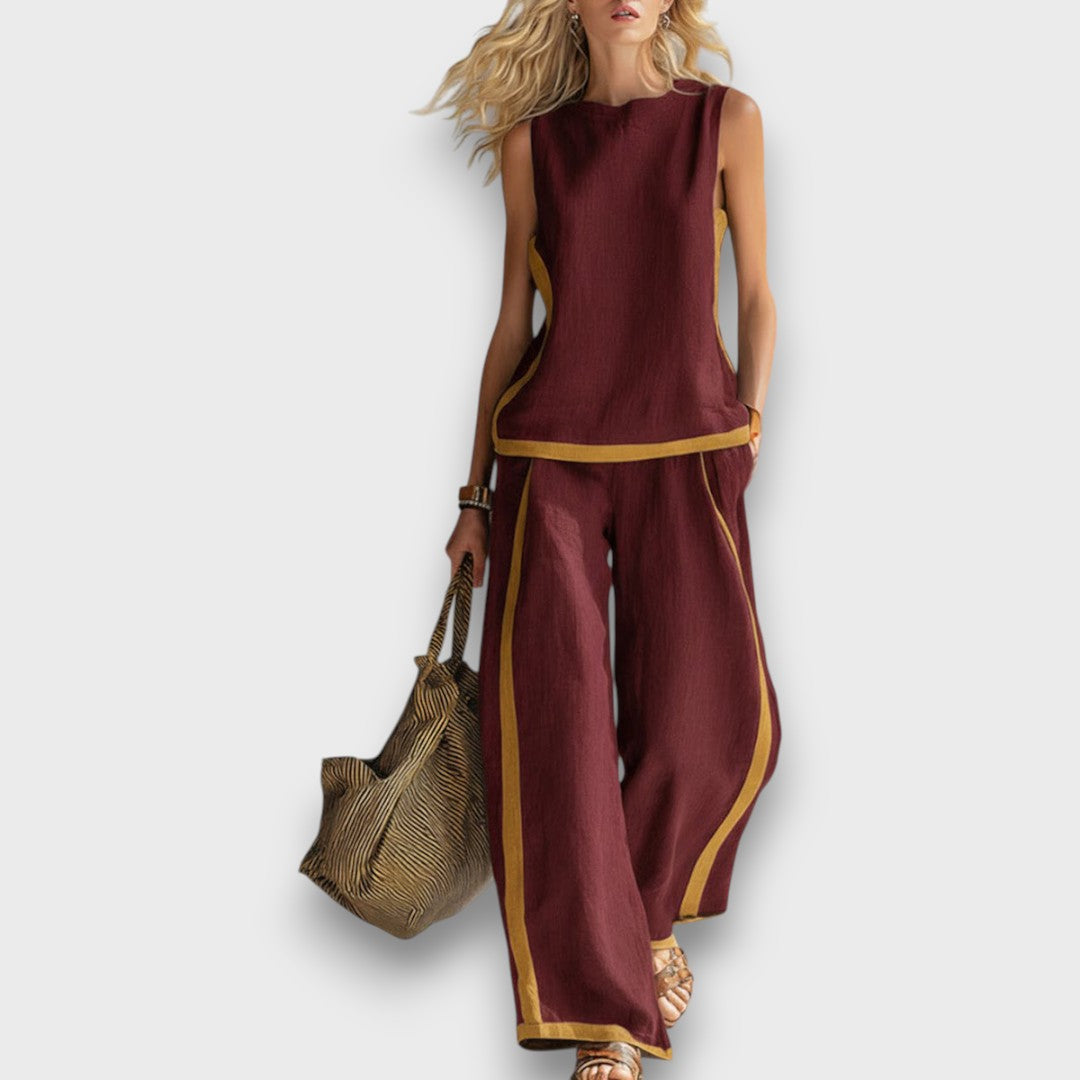Linen Two-Piece Co-ord Set