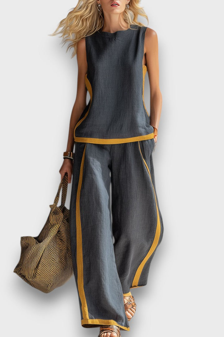 Linen Two-Piece Co-ord Set