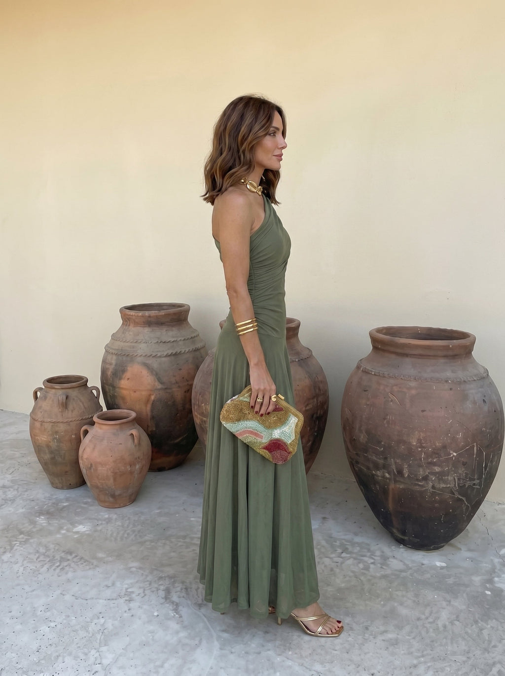 Toledo Maxi Dress in Green